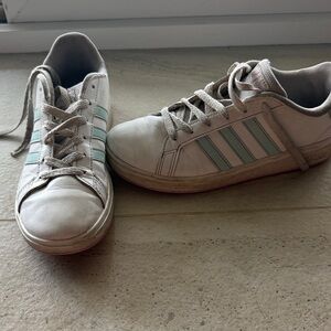 Adidas White Sneakers with Subtle Accents